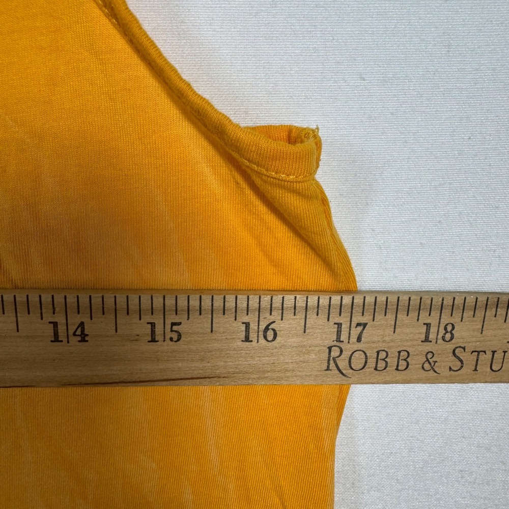 Harley Davidson Womens‎ Orange Sugar Skull Grommet Racerback Tank Top Medium - Picture 6 of 8